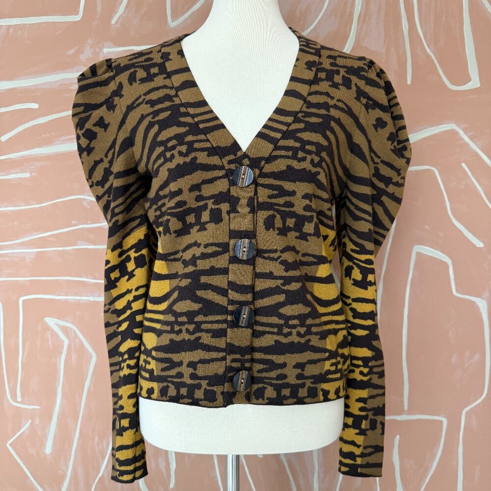 Ulla Johnson Rhea Puff Sleeve Cardigan